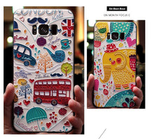 Load image into Gallery viewer, Samsung mobile phone silicone  case anti-drop mobile for samsung  S8  personality   creativity 3D relief

