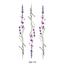 Load image into Gallery viewer, Tiny Tattoos Temporary Tattoos N0.101-120 Lavender Tattoo
