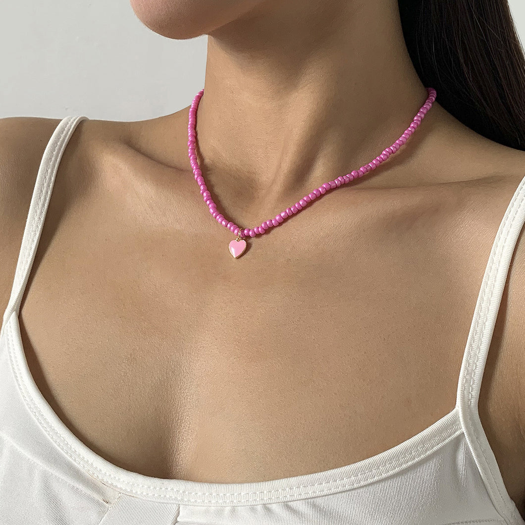 Collar de llavero Elementos geométricos de moda creativa con collares collares colgantes con candado retro para mujeres