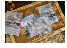Load image into Gallery viewer, Oil painting manor series memo pad retro ins style memo paper message paper post-it notes
