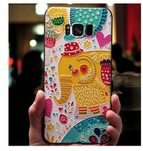 Load image into Gallery viewer, Samsung mobile phone silicone  case anti-drop mobile for samsung  S10 personality   creativity 3D relief
