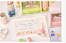 Charger l&#39;image dans la galerie, Washi Tape Decorative Tape Sticky Note Mix Set  Stickers
