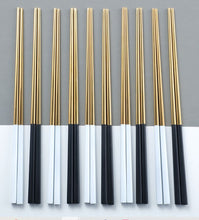 Load image into Gallery viewer, Chopsticks Cutlery Flawear Stainless Steel 1 pair Metal Chopstick
