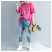 Load image into Gallery viewer, T-shirt Summer Clothes Casual Clothes Oversize T-shirt
