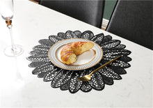 Load image into Gallery viewer, Creative hollow insulation pad anti-slip coffee cup mat environmentally pvc placemat
