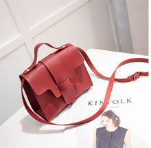 Load image into Gallery viewer, Trendy small simple retro casual fresh square shoulder messenger bag
