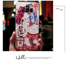 Charger l&#39;image dans la galerie, Samsung téléphone portable silicone tout compris anti-goutte coque de téléphone portable S7 S8 S9 S10 PLUS personnalité et créativité relief 3D
