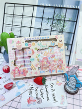 Charger l&#39;image dans la galerie, Stickers Scrapbook Stickers  Kawaii Stationery Cute Stickers  with carving knife
