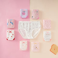 3PCS Girls Triangle Cotton Underwear Girls Cartoon