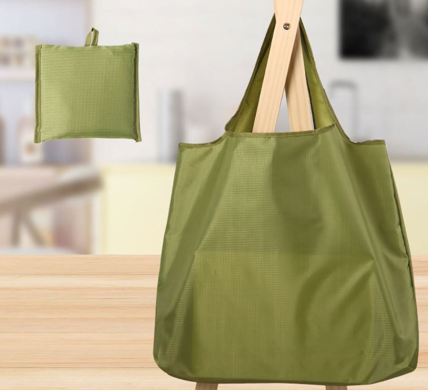 Foldable ultra-light shopping bag supermarket bag grocery bag big capacity pure color