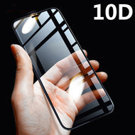Iphone屏幕保护膜，Myfavorites 10D全覆盖钢化玻璃屏幕保护膜，适用于Iphone 7/8 Plus XR XS Max