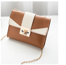 Load image into Gallery viewer, Fashion simple female bag shoulder messenger casual chain lock
