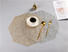 Load image into Gallery viewer, Creative hollow insulation pad anti-slip coffee cup mat environmentally pvc placemat
