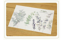 Load image into Gallery viewer, Plant printing  table mat insulation ins Nordic placemat  PVC mat
