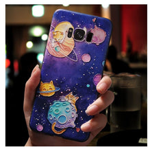 Load image into Gallery viewer, Samsung mobile phone silicone  case anti-drop mobile for samsung  S8  personality   creativity 3D relief
