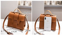 Load image into Gallery viewer, Trendy small simple retro casual fresh square shoulder messenger bag
