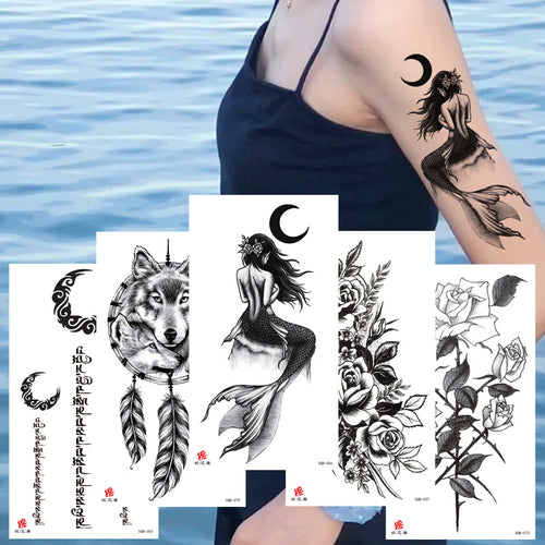 Temporary sleeve tattoos