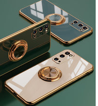 Load image into Gallery viewer, Solid color band ring buckle phone case For samsung S20 S20U S21U S21P NOTE10 NOTE20 S20P
