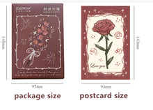 Load image into Gallery viewer, 30 romantic style postcards
