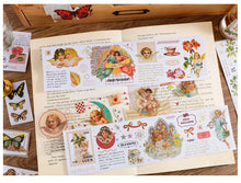 Tải hình ảnh vào trình xem Thư viện, Flower Stickers Butterfly Stickers Happy Planner Stickers Washi Tape
