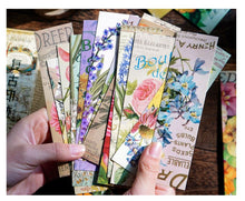 Charger l&#39;image dans la galerie, 30 retro series bookmarks can be written and punched
