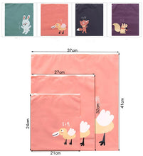 Load image into Gallery viewer, Cartoon simple outing travel storage bag 3 in one  zipper
