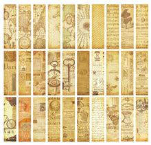 Charger l&#39;image dans la galerie, 30 retro series bookmarks can be written and punched
