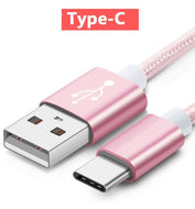 USB Type C电缆快速充电智能手机数据传输充电器尼龙线，适用于Samsung Galaxy S10 S9 Note 9 8 S8 Plus，LG V30 V20 G6 G5，Google Pixel