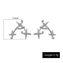 Load image into Gallery viewer, ins style design star earrings personality girl high-end earrings street shooting fashion earrings
