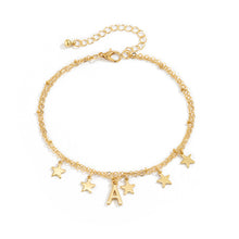 Load image into Gallery viewer, Punk hip-hop tassel letter star anklet temperament hipster multi-element double-layer foot ornaments
