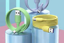 Charger l&#39;image dans la galerie, Chargeur de câble USB tressé en nylon 3 en 1 pour câble USB de type C 3in1 pour iPhone
