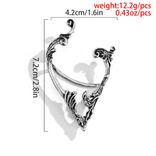 Load image into Gallery viewer, Jewelry Irregular dark style old auricle elf earrings Personality three-dimensional  earrings
