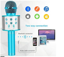 Tải hình ảnh vào trình xem Thư viện, Bluetooth wireless microphone microphone speaker integration
