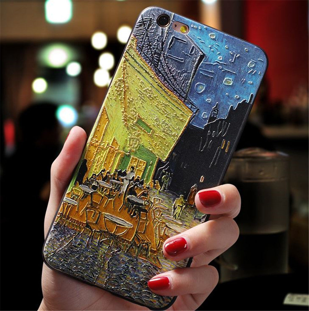Mobile phone  case silicone  anti-drop for iphone   11pro max personality and creativity 3D relief