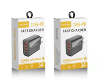 Load image into Gallery viewer, 3USB+1 Type-c USB-C FAST CHARGER US EURO STARDARD
