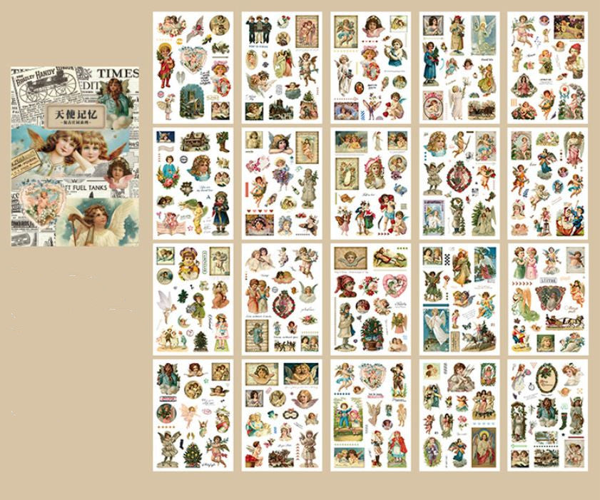 Stickers Vintage Stickers Scrapbook Stickers Aesthetic Stationery