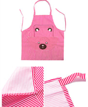 이미지를 갤러리 뷰어에 로드 , Kitchen cooking apron waterproof and oil-proof household apron home bear adult coverall work clothes  Material: Polyester
