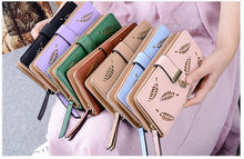 Load image into Gallery viewer, Long wallet large capacity stylish personality multi-color soft leather
