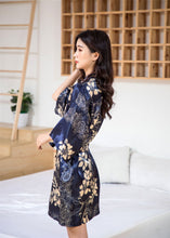 Load image into Gallery viewer, Couple Kimono Bathrobe Nightdress Imitation Silk
