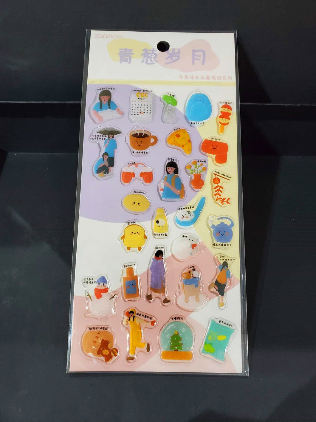 Crystal Epoxy Stickers Tape Piece Cute Stickers 3D