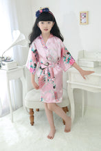 Load image into Gallery viewer, Children&#39;s Kimono Nightgown Skirt Peacock  Multicolor girls

